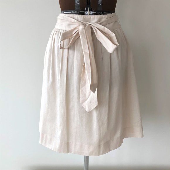 J Crew Midi Dirndl Skirt with Tie - Picture 1 of 7